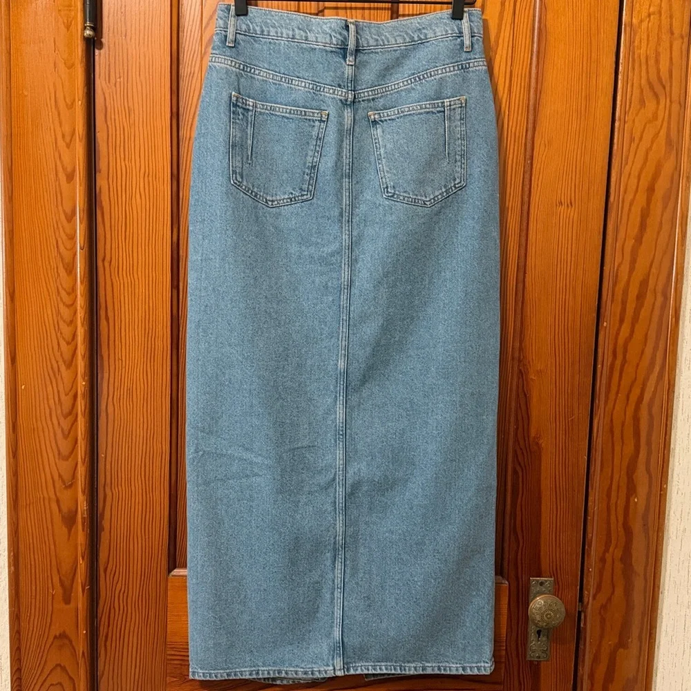 New Derek Lam 10 Crosby Denim Maxi Skirt - Sutton Vintage - Cotton NWT